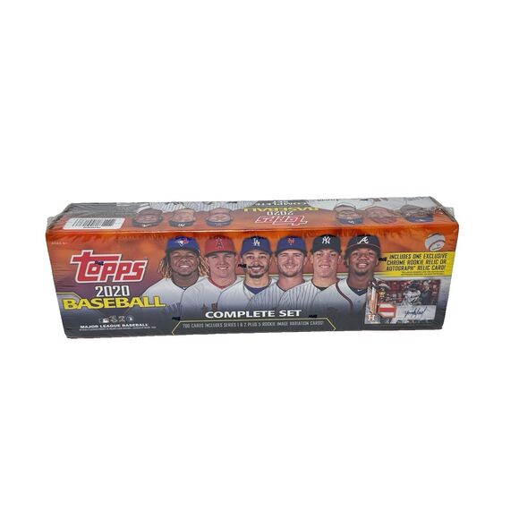 2020 Topps Baseball Complete Factory Set Target Orange Box – Sealed Auto/Relic - Picture 2 of 6